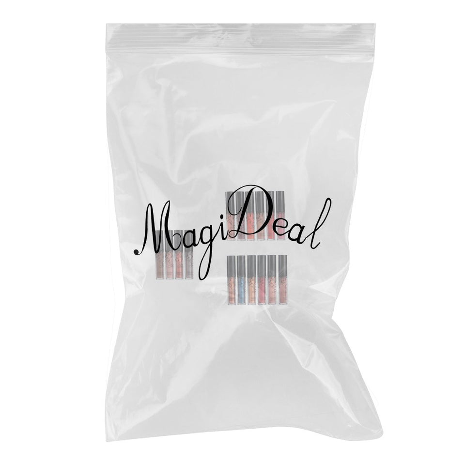 MagiDeal Juego de Lápices Labiales Líquidos Impermeable de Larga Duración Maquillaje Brillo de Labios - 16 Colores