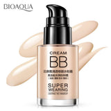 30ML Tamaño Compacto Maquillaje Facial BB Crema Hidratante Blanqueadora Corrector Marfil Blanco