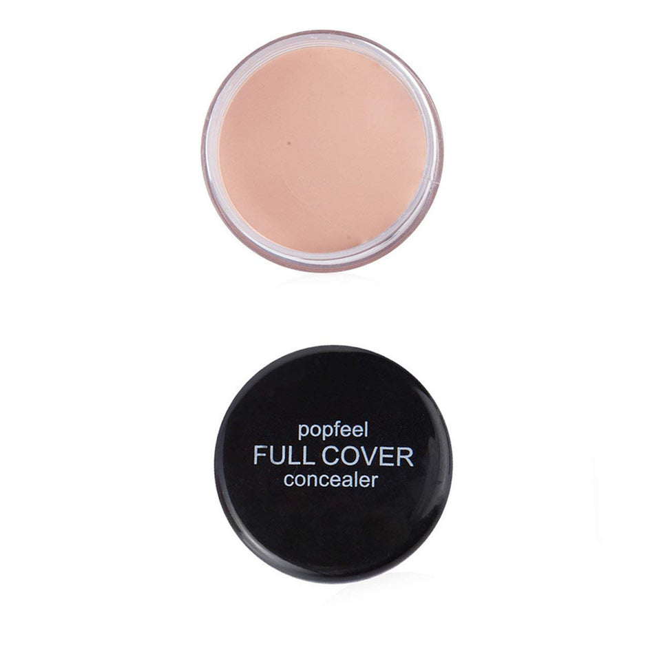 Tapa completa Corrector Control de aceite Crema facial facial Corrector de maquillaje natural con maquillaje Pincel Fundación Contorno