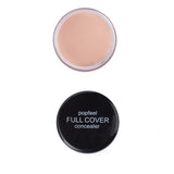 Tapa completa Corrector Control de aceite Crema facial facial Corrector de maquillaje natural con maquillaje Pincel Fundación Contorno