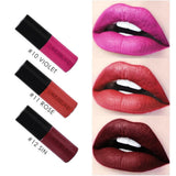 Baosity 12 Colores Mini Lápices Labiales Líquidos a Prueba de Agua de Larga Duración