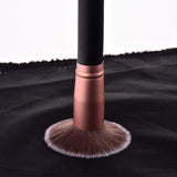 Set de Brochas para Maquillaje, 14 Piezas Pinceles de Maquillaje Profesional Brochas para Sombra de Ojos y Rostro Cepillo de Base Blush Contour Brush Kit de Cepillo de Maquillaje Completo, Negro