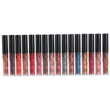 MagiDeal Juego de Lápices Labiales Líquidos Impermeable de Larga Duración Maquillaje Brillo de Labios - 16 Colores