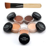 Control de aceite Corrector de maquillaje natural Hidratante Crema facial de larga duración Contorno con pincel de maquillaje
