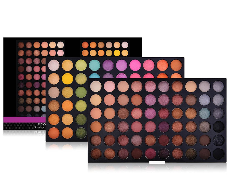 Sebami Sombras para Ojos, 120 Colores Paleta de Sombra de Ojos Paleta de Maquillaje Kit Set Profesional Sombra de Ojos
