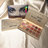 Sombra de Ojos Cimaybo, 18 Colores de Sombra de Ojos Maquillaje cosmético Mate Brillo Brillo Sombra de Ojos Polvo Mate Sombra de Ojos Regalo para Principiantes