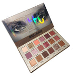 Sombra de Ojos Cimaybo, 18 Colores de Sombra de Ojos Maquillaje cosmético Mate Brillo Brillo Sombra de Ojos Polvo Mate Sombra de Ojos Regalo para Principiantes